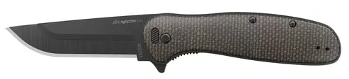 Outdoor Edge VX230DC Razor VX23" Folding Plain 420J2 SS Blade Brown/Burlap