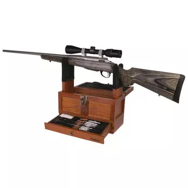 Outers 25-Piece Universal Wooden Gun Cleaning Chest