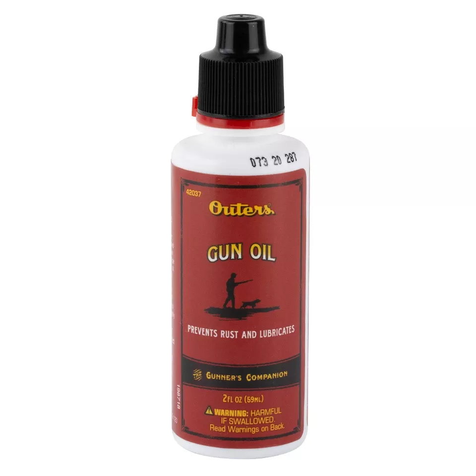 OUTERS Gun Oil 2.25 oz - Premium Lubricant for Firearms Maintenance