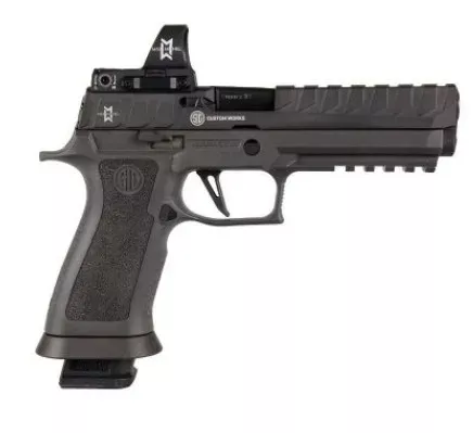 P320 MAX Custom 9mm 5″ Grey W/optic 21RD