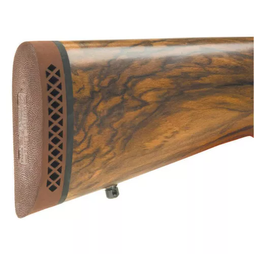Pachmayr 00007 F325 Deluxe Field Recoil Pad Medium Brown with White Line Rubber for Shotgun UPC: 034337000075