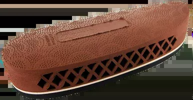 Pachmayr F325 Deluxe Field Recoil Pad Grind to Fit 1″ Small with White Line with Stippled Face Brown