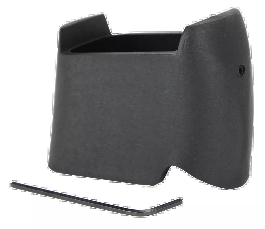 Pachmayr Mag Sleeve for Glock 17/22 Mags in Glock 26/27, Black Polymer