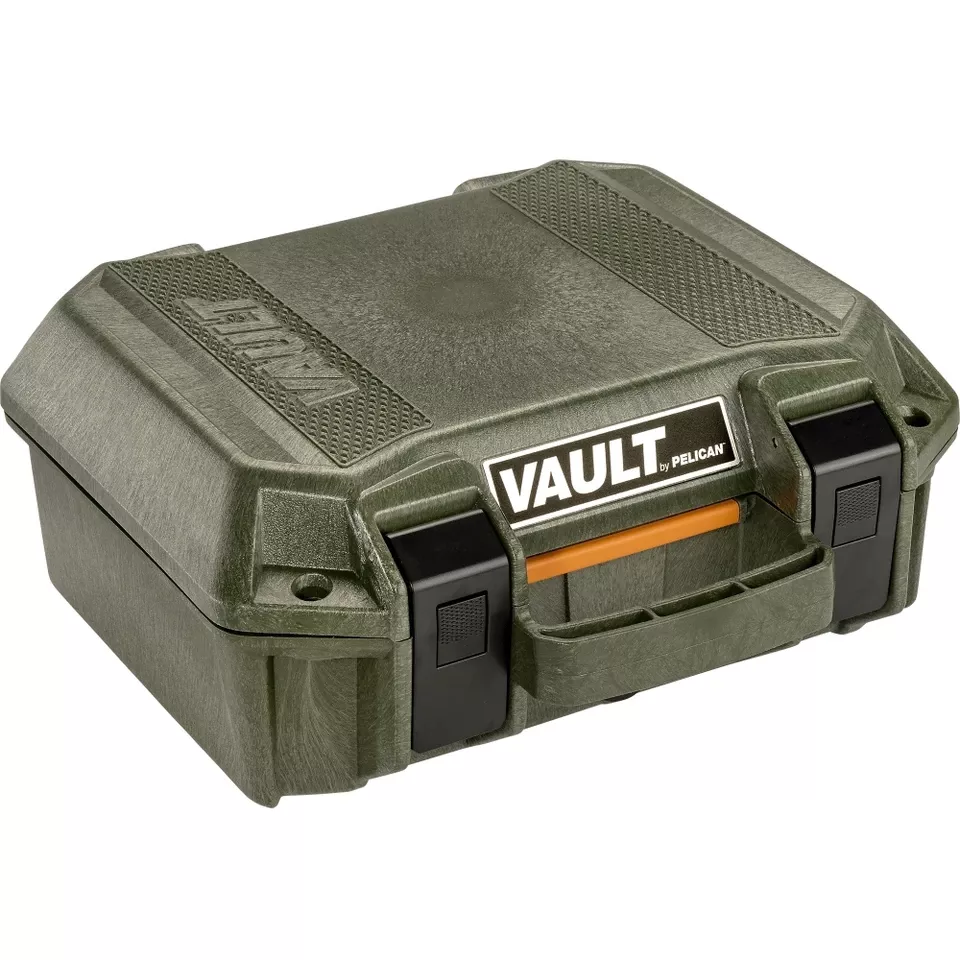 PELICAN V100C Vault Case with Wheels and Foam - Olive Drab Green