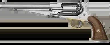 Pietta 1858 Remington Army .44 Caliber Revolver 8″ Barrel Stainless Steel Frame