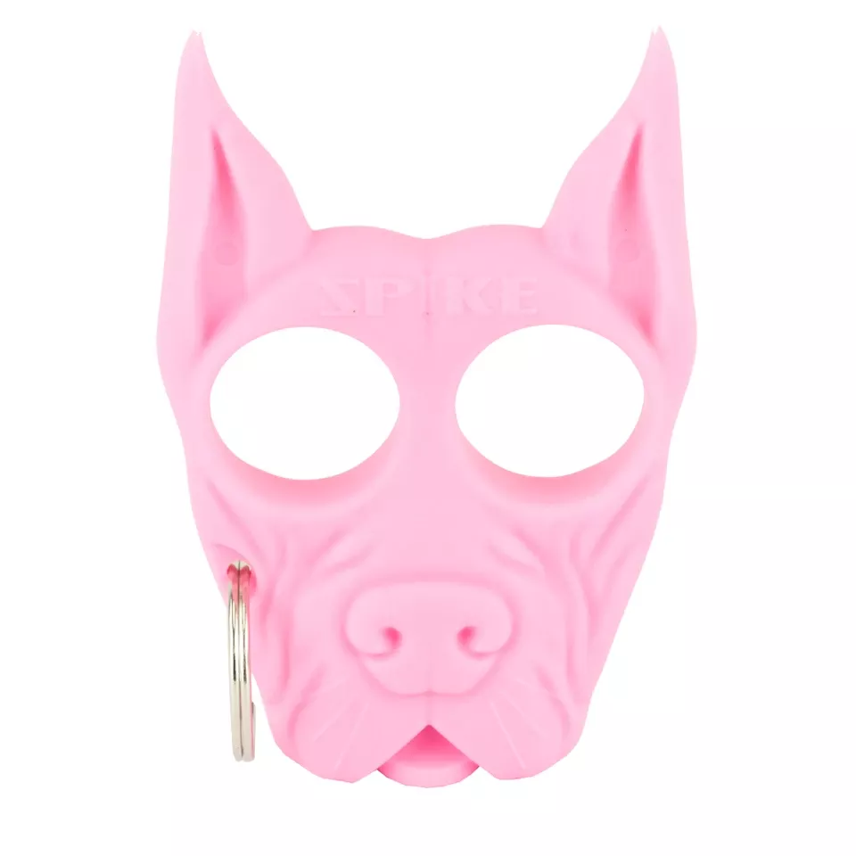 Pink PS Spike Self-Defense Keychain
