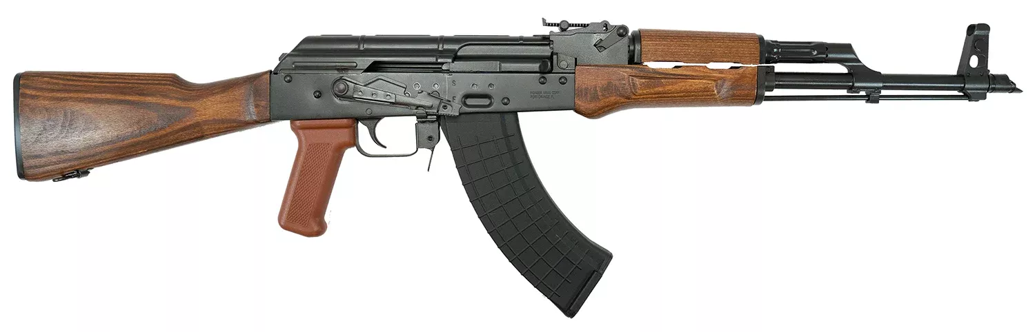 Pioneer Arms POLAKSFTW Sporter7.62x39mm 30+1 16.30″ Black Barrel, Black Receiver w/Side Mounted Optic Rail, Wood Handguard, Laminated Wood Stock & Grip