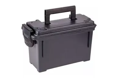 Plano .30 Cal Field/Ammo Box, 11.63″ x 7.13″ x 5.13″, Black