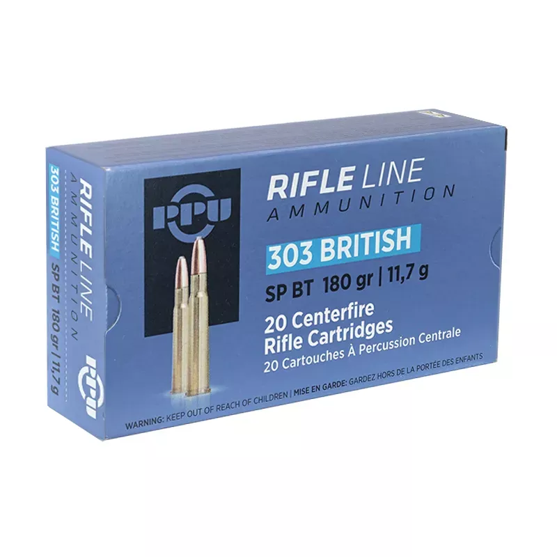 Ppu 303 British 180 Grain Sp 20RD Box 10 Boxes Per Case