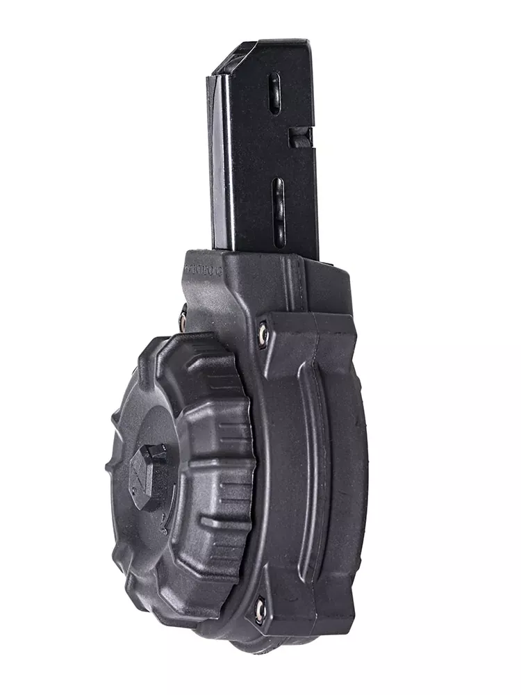 Promag AR15 9mm Colt/SMG Type 50Rd – Black Polymer Drum