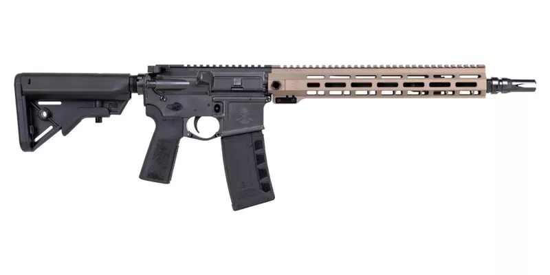 PSA “Sabre” Forged 13.7″ FN CHF CL 5.56 with 13″ Sabre QD rail Midnight Bronze Pin/Weld B5 Bravo Rifle – Smoke