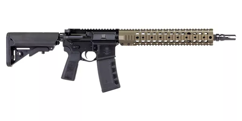 PSA “Sabre” Forged 13.7″ Mid-Length 5.56 with 13″ ODG Quad Rail, JMAC GFHCE P&W, and B5 Sop-Mod Furniture