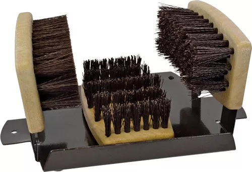 PSP BOOT BRUSH WITH SCRAPER