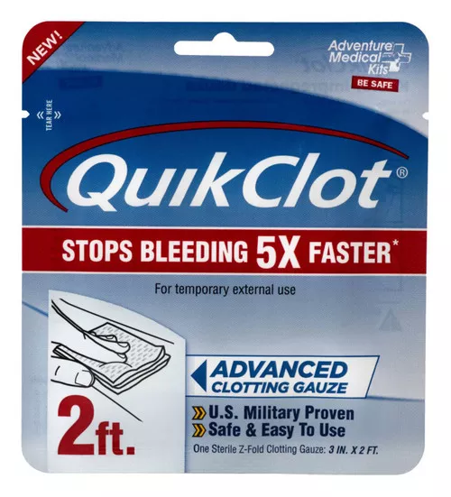 QUIKCLOT GAUZE 3IN X 2FT UPC: 044224001252