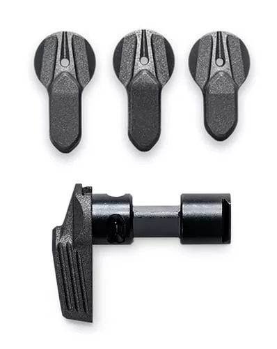 Radian Weapons R0014 Talon4 Lever Kit, 45/90 Ambi Safety, Tungsten Gray, Fits Mil-Spec AR-15/AR-10 Platform & Sig MCX/MPX