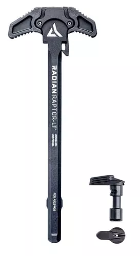 Radian Weapons R0290 Raptor LT Lightweight Charging Handle & 45/90 Talon Safety, Black, Ambi Controls, Fits Mil-Spec AR-15/M16 Platform