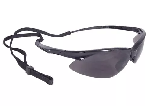 Radians Outback Shooting Glasses Black with Smoke Lens