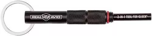 Real Avid AVGLOCK21 2-In-1 Tool Black Steel Handgun Fits Glock Knurled Handle