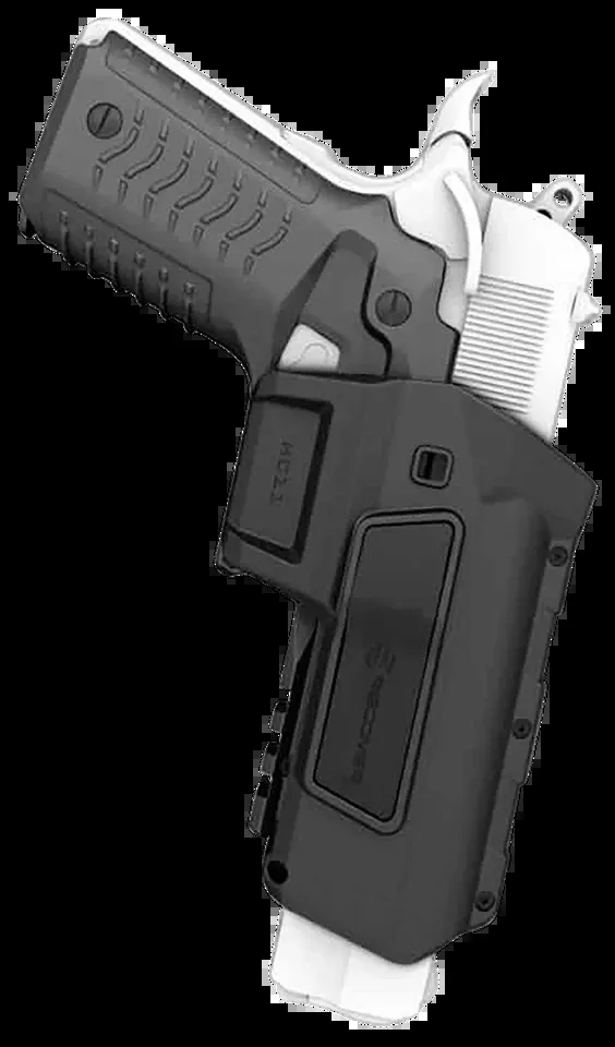 Recover Tactical HC11 OWB Holster for 1911 - Right Hand, Black Polymer Belt