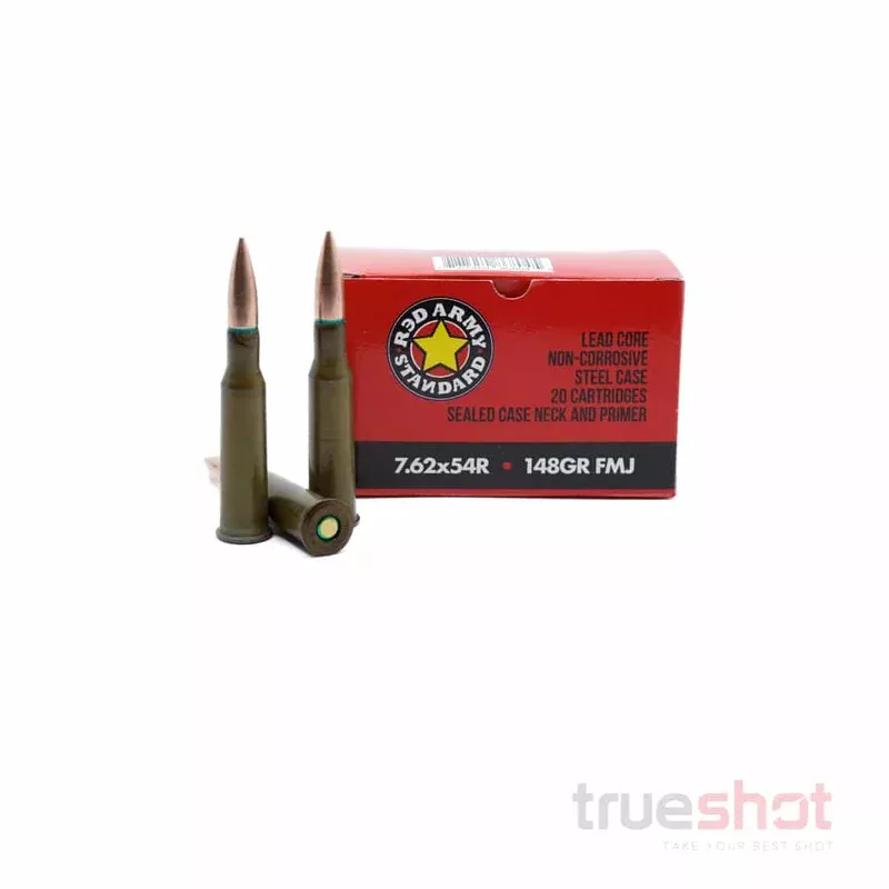 Red Army Standard – 7.62x54R- 148 Grain – FMJ – Steel Case