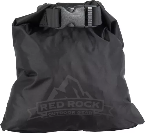 RED ROCK ROLL TOP DRY BAG – 1 LITER WATERPROOF BLACK