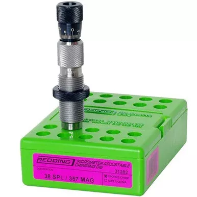 Redding 38 Special/357 Magnum Adjustable Profile Crimp Die