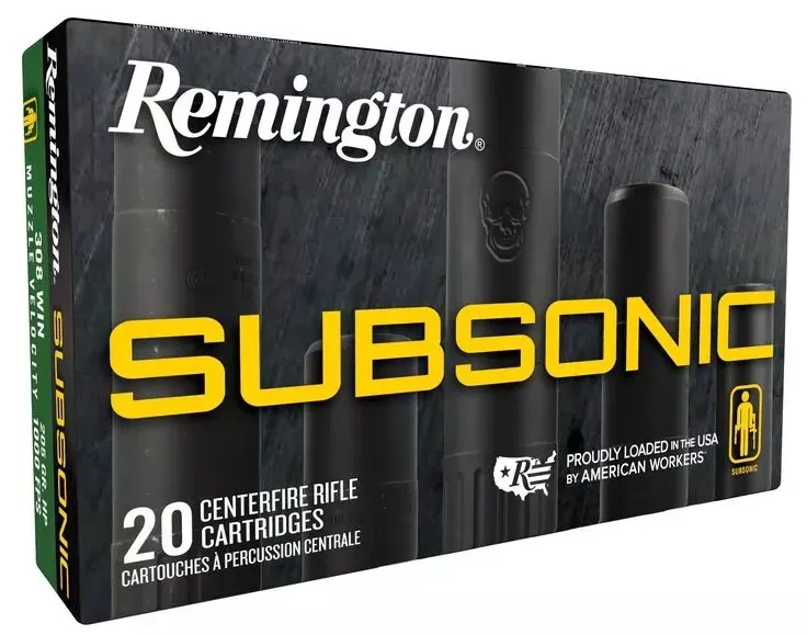 Rem Subsonic 308WIN 190 Grain Bhp 20/10