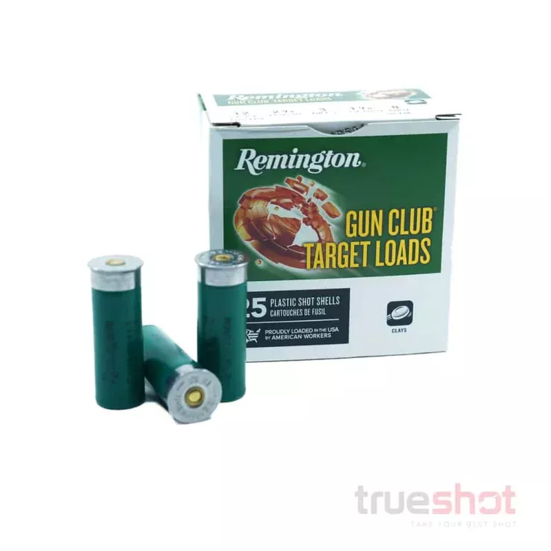 Remington – Gun Club Target Loads – 12 Gauge – #8 Shot – 2.75″ – 1-1/8 oz. – 1200 FPS