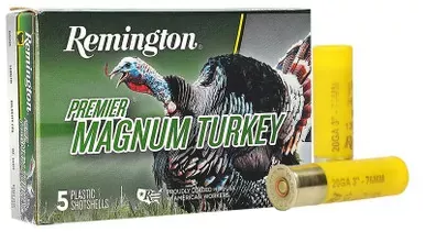 Remington Premier Magnum Turkey 20 Ga, 3″, 1.25 Oz, #6, 5 Rds
