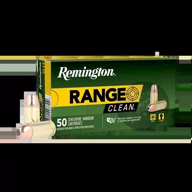 Remington Range Clean .40 S&W Ammunition 180 Grain Full Metal Jacket Box of 50