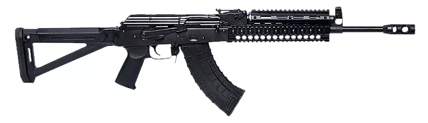 Riley Defense Inc RAK103MP RAK Tactical 7.62x39mm 30+1 16.25″ Black Nitride Threaded Barrel, Black Oxide Mil-Spec Receiver, Magpul AK Black Polymer Stock, Black Polymer Grip