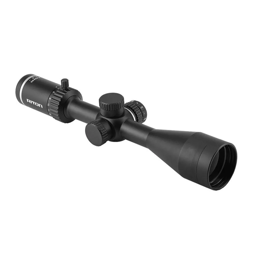 Riton 1 Primal Rifle Scope 4-12×50 1″ SFP RDH Reticle Illum – Black