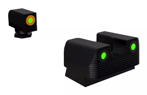 Rival Arms Tritium Night Sights Orange for Glock Double Stack Models