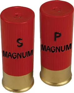 RIVERS EDGE SHOTSHELL SHAPED – SALT & PEPPER SHAKERS