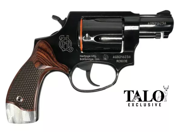 Roscoe .38SPL 3″ Blk/Wd&Prl 5-Rd TALO