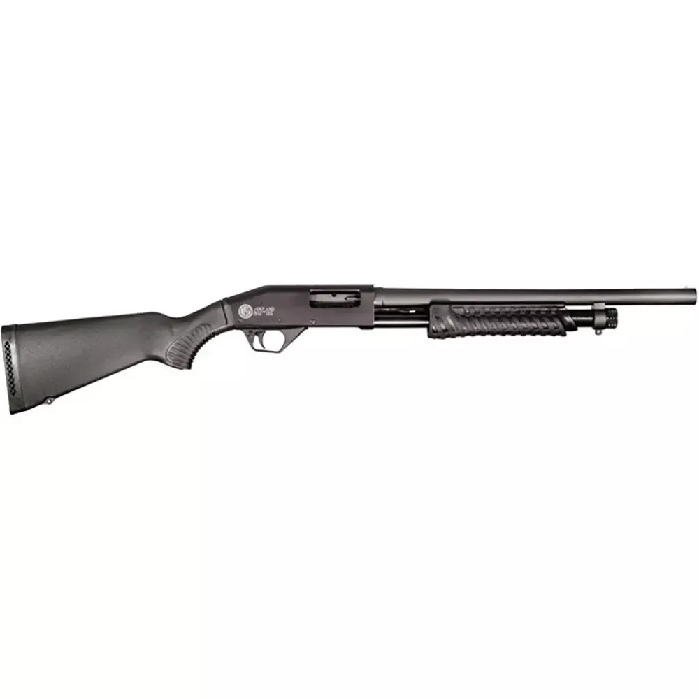 Rossi ST12 Pump Action Shotgun 12 ga 3″ Chamber 4/RD 18.5″ Barrel Black