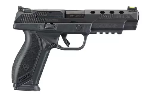 RUGER AMERICAN 9MM 5" COMP 17RD BLK