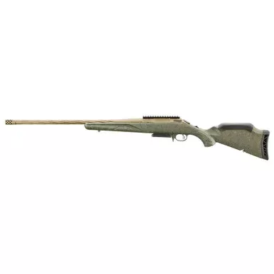 Ruger American Predator Gen II Bolt Action Rifle 6mm Creedmoor 22″ Threaded Barrel Green Stock