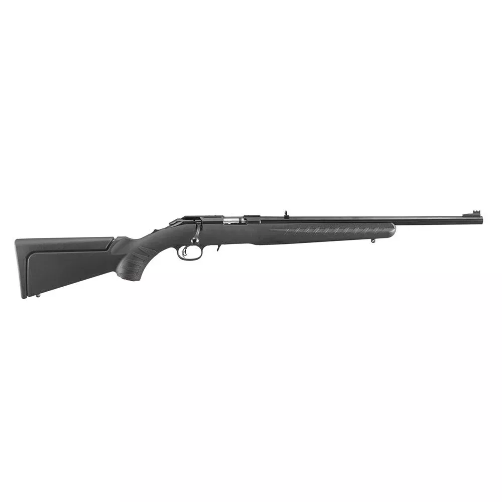 Ruger American Rimfire Compact Rifle .22 WMR 9rd Magazine 18″ Barrel Black