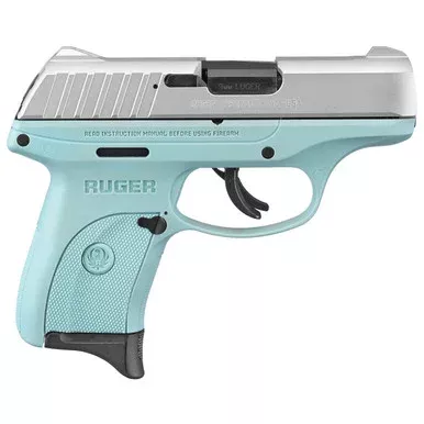 Ruger EC9s 9mm Luger Pistol 3.12″ Barrel 7+1 Round Turquoise Grip