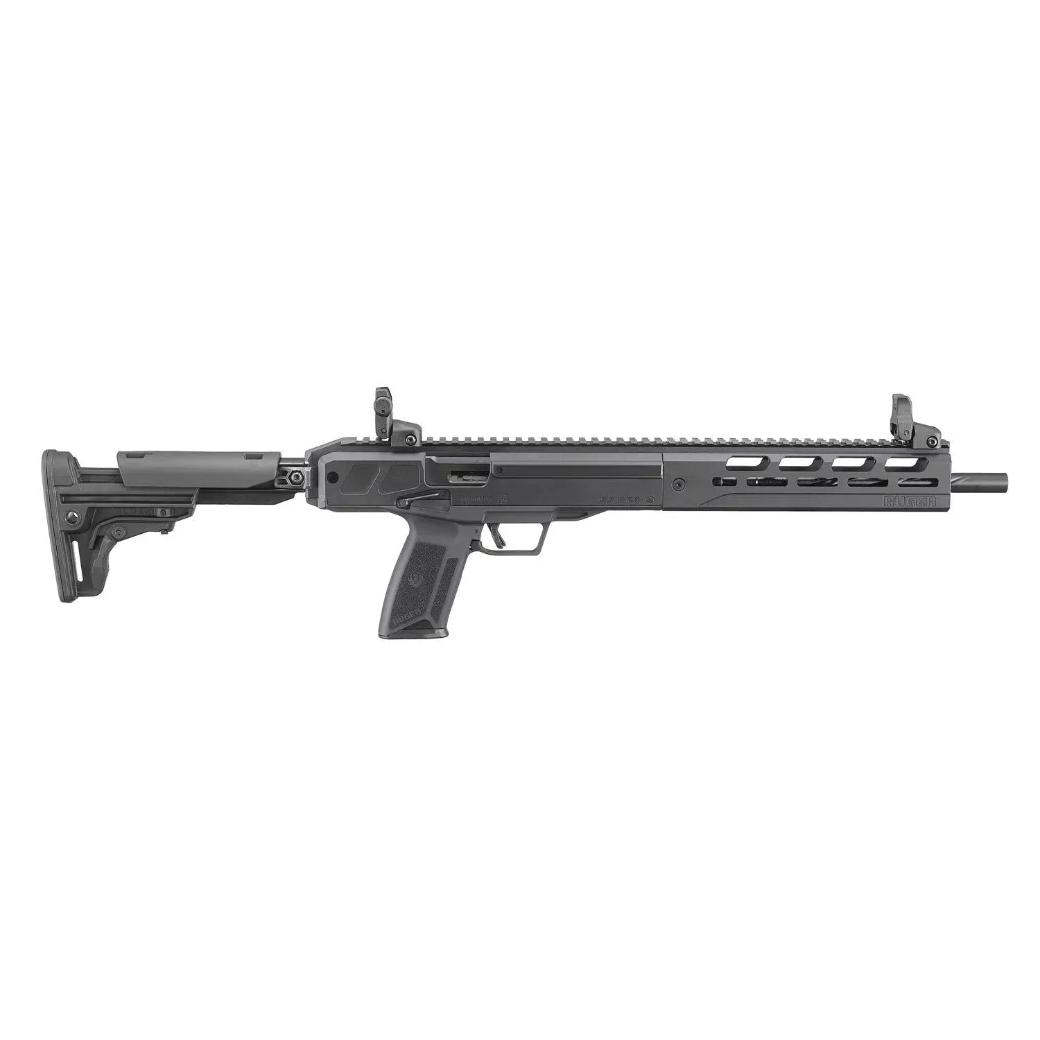 Ruger LC Carbine State Compliant Rifle 5.7x28mm 10rd Magazine 16.25″ Barrel Black Fixed Stock MA Compliant