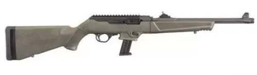 Ruger PC Carbine 16″ 9MM 17rd Rifle, Black/ODG
