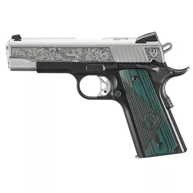Ruger SR1911 271 Cardwell Rd Edition .45 ACP Pistol 4.25″ Barrel 7+1 Rounds Stainless Steel Slide Blue/Black Grips