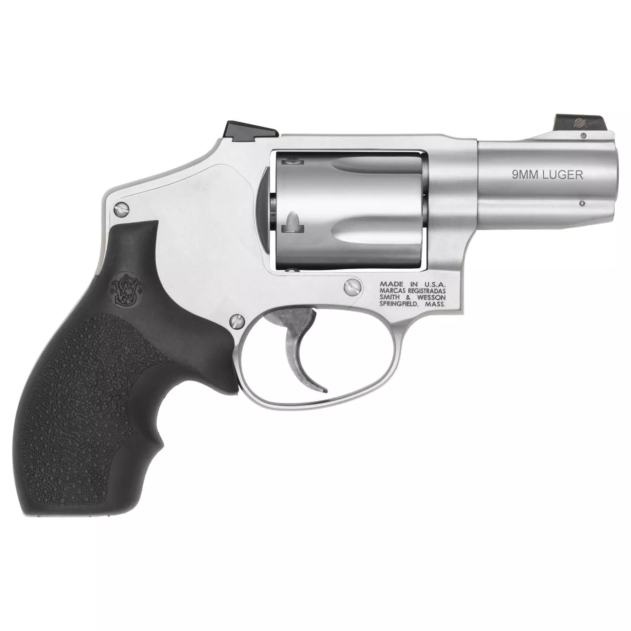 S&W Model 940-3 Carry Revolver 9mm Luger 5rd Capacity 2.17″ Barrel Stainless Frame Night Sight