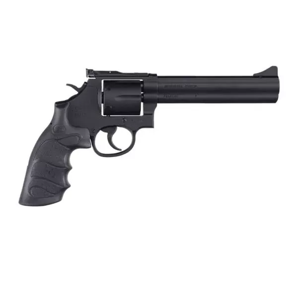 SAR USA .357 Magnum/.38 Special Revolver 6″ 6rds, Black – Precision and Durability – SARSR38BL6