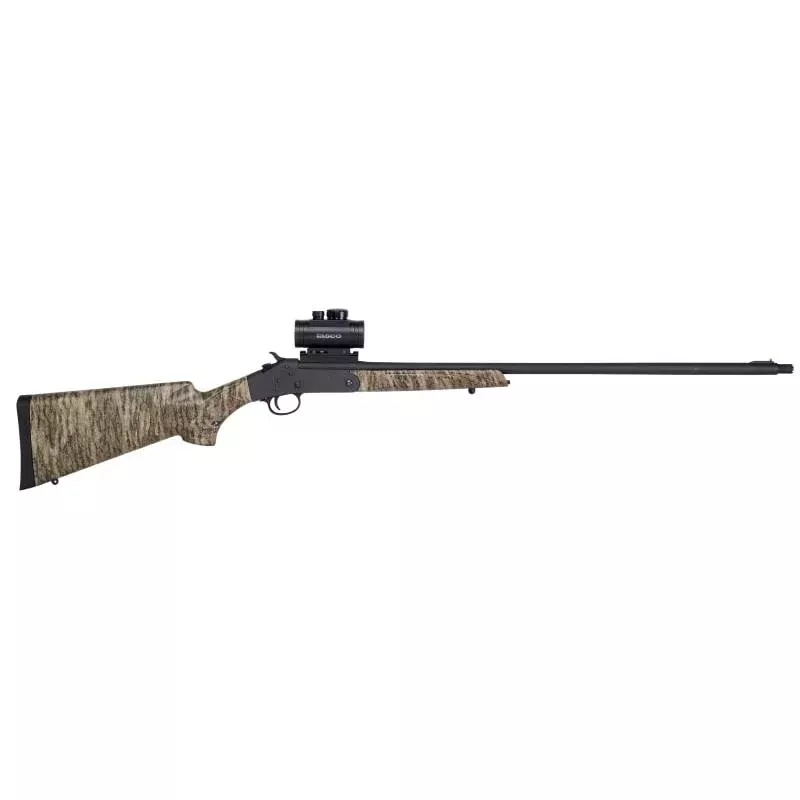 Savage Arms 301 Turkey XP Shotgun 20 ga 3″ Chamber Single Shot 26″ Barrel Mossy Oak Bottomlands with Red Dot
