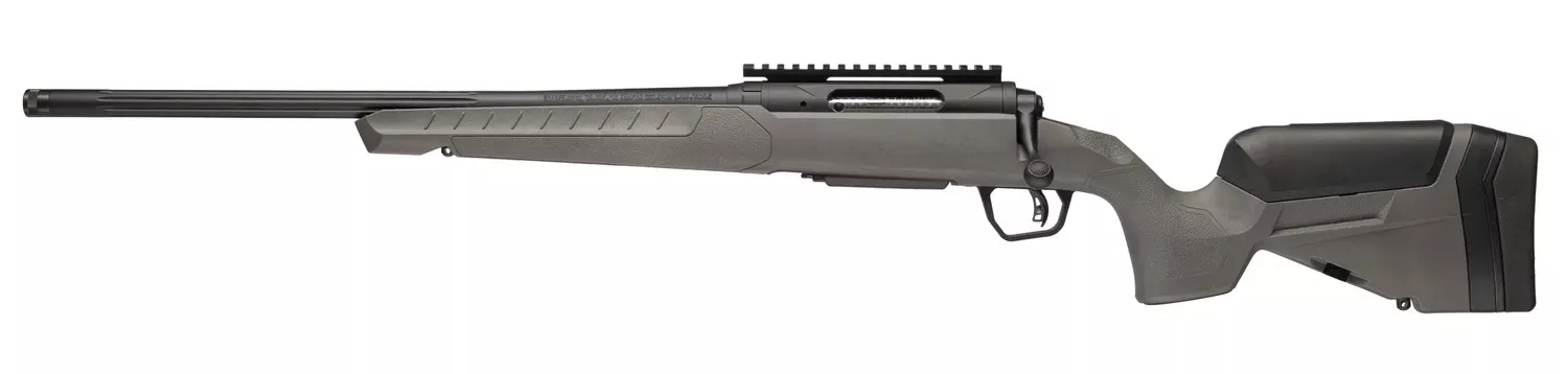 Savage Arms 32443 110 Trailblazer 30-06 Springfield 4+1 20″ Fluted Barrel, Flat Dark Gray Adj LOP Synthetic Stock, Left Hand