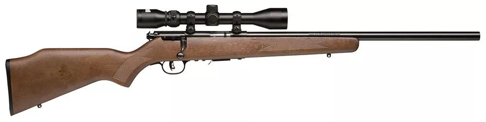 Savage Arms 96222 93R17 GVXP Full Size 17 HMR 5+1 21″ Matte Blued Carbon Steel Barrel, Matte Blued Steel Receiver, Satin Hardwood Wood Stock, Factory Mounted & Boresighted 3-9x40mm Scope, Right Hand