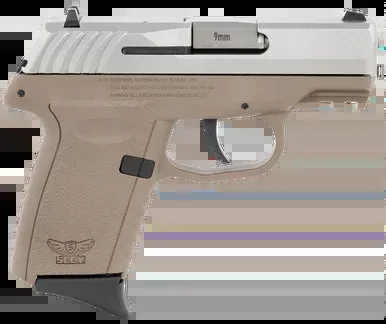 SCCY CPX-2 9mm Luger Pistol 3.1″ Barrel 10+1 Round Stainless Slide FDE Frame