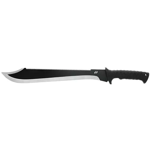 Schrade Decimate Sawback Machete 14 Blade Black